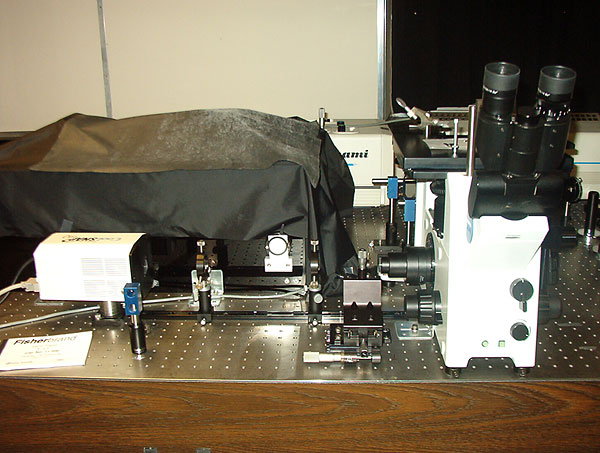photo of TIR CCD setup